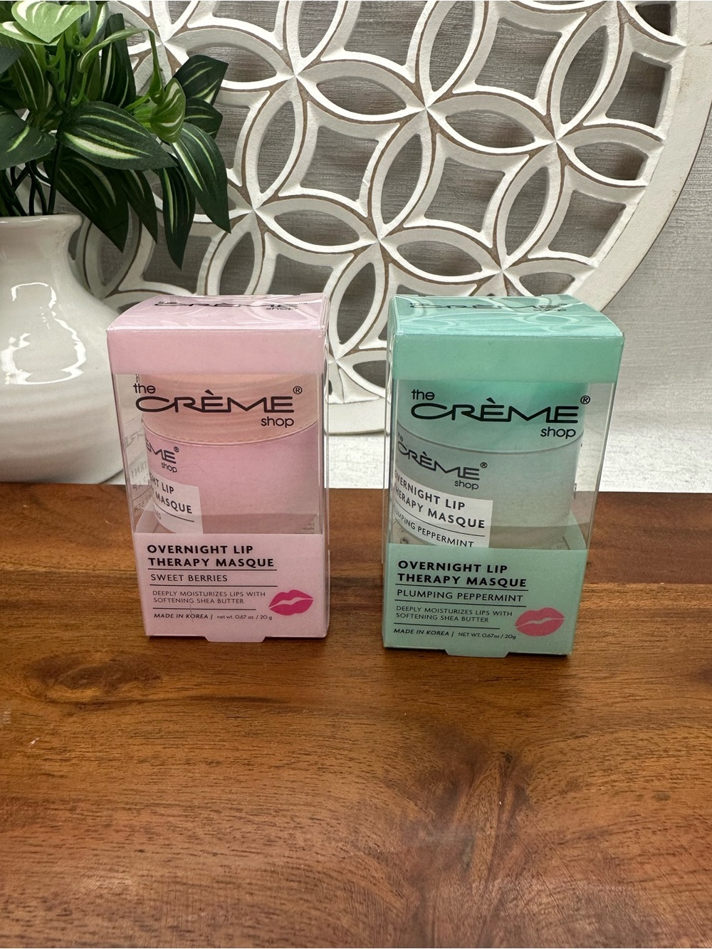 $28 The Crème Shop Overnight Lip Therapy Masque Duo